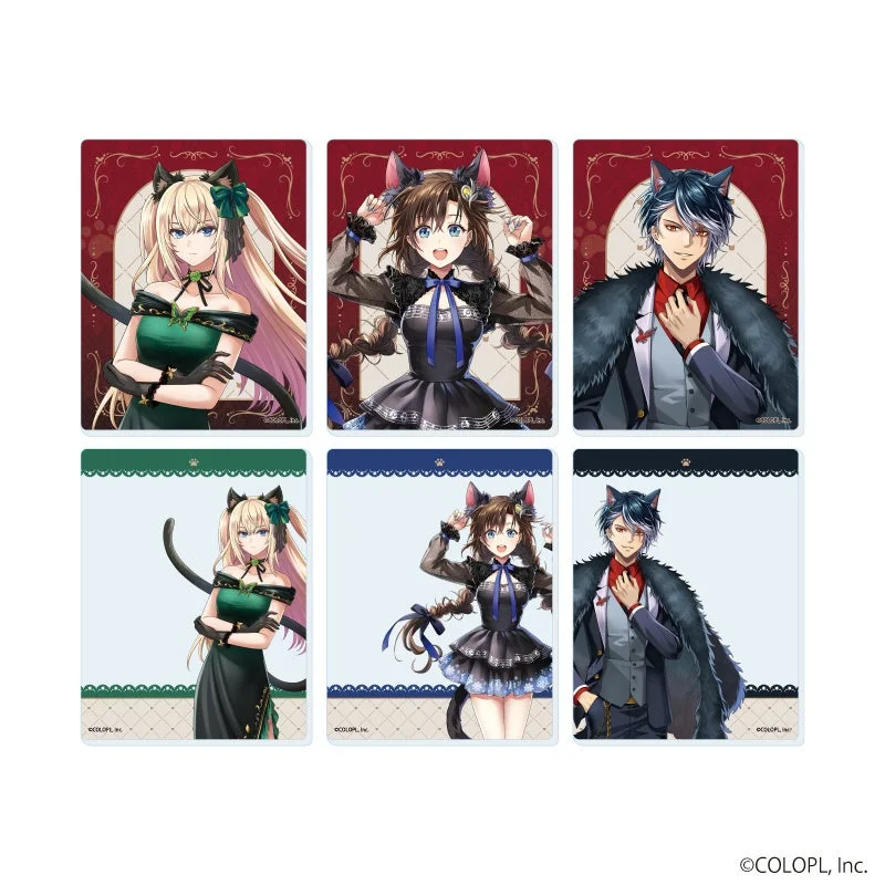 猫耳キャラクターのアクリルカード