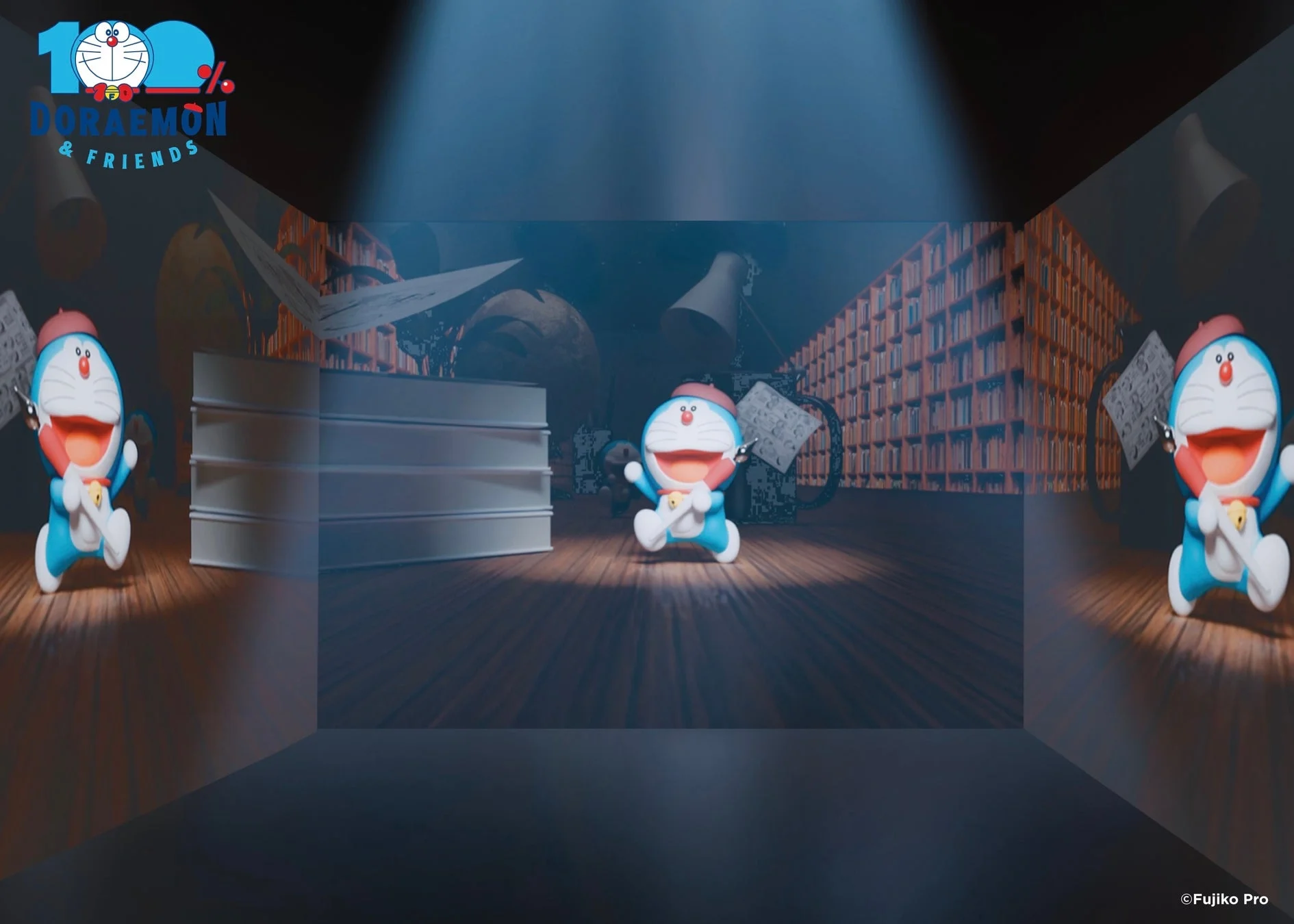 ドラえもんのミラールームの様子