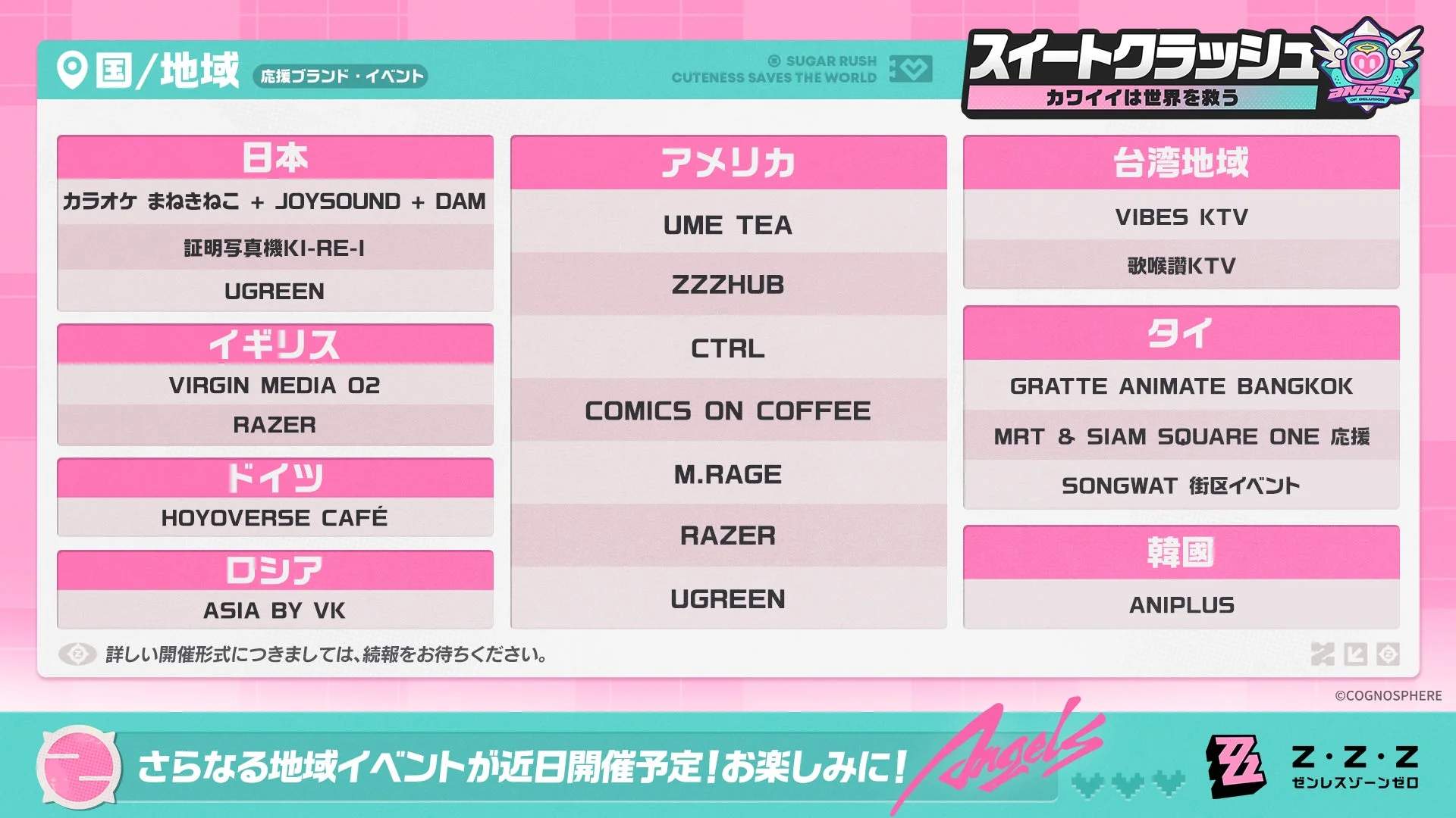 グローバルイベントパートナーリスト