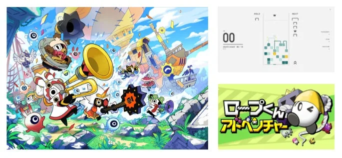 ゲームのイラストと画面