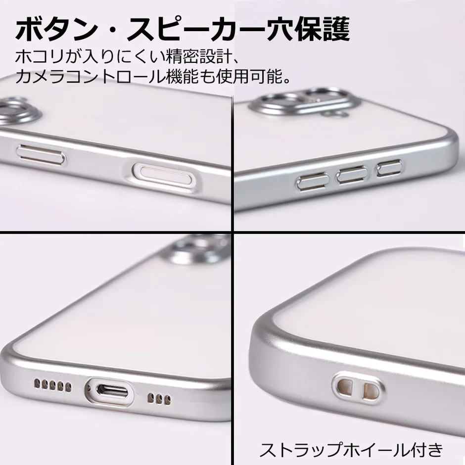 ボタン・スピーカー穴保護