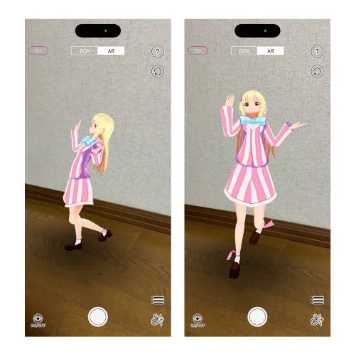 ARで写真撮影を楽しめる