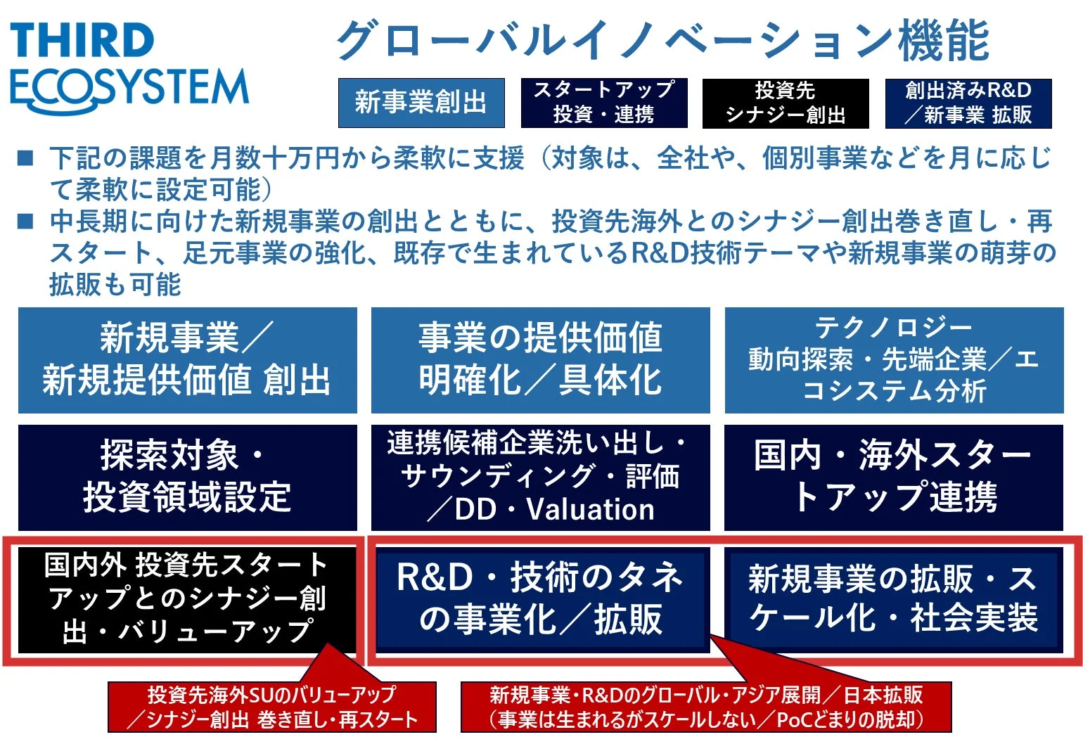 グローバルイノベーション機能