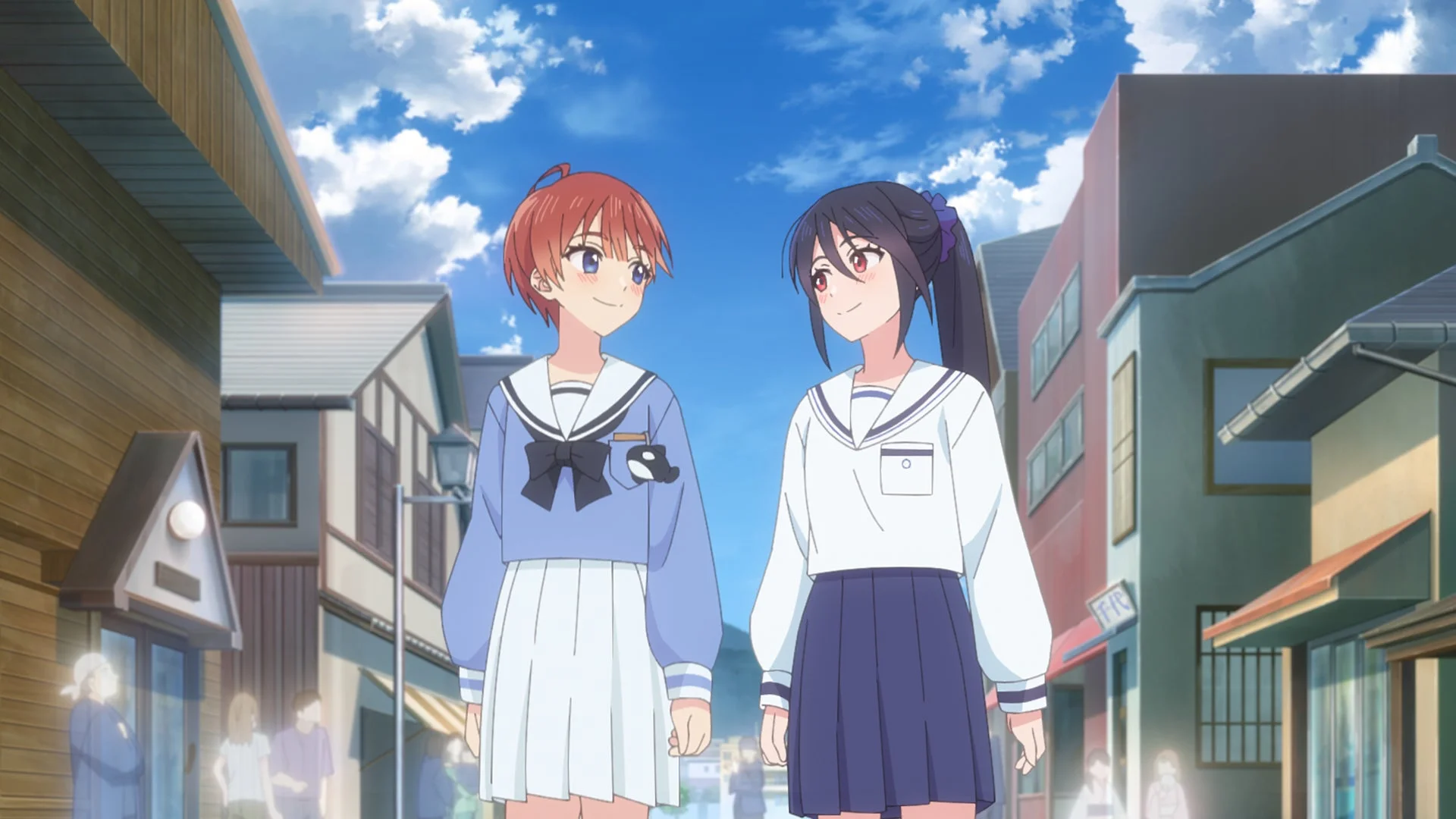 セーラー服の女子学生