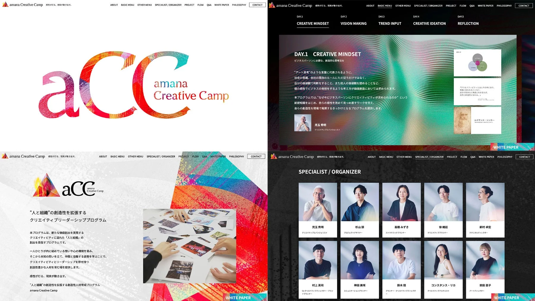 amana Creative Campプログラム概要
