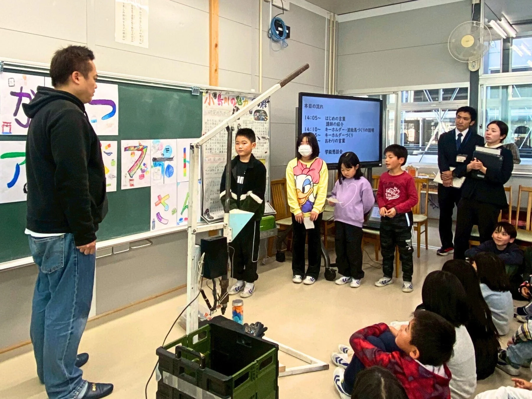 ワークショップの様子とスケジュール