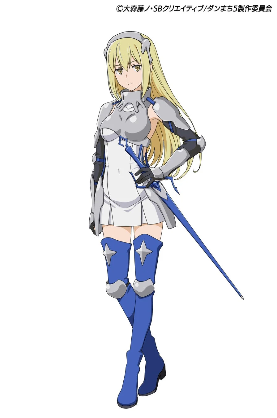 人気ファンタジーアニメ「ダンジョンに出会いを求めるのは間違っているだろうか」のアイズ・ヴァレンシュタイン