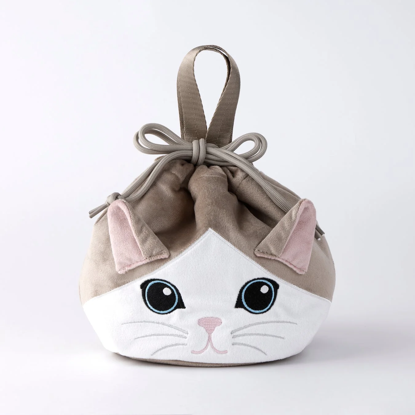 保冷巾着 ハチワレ