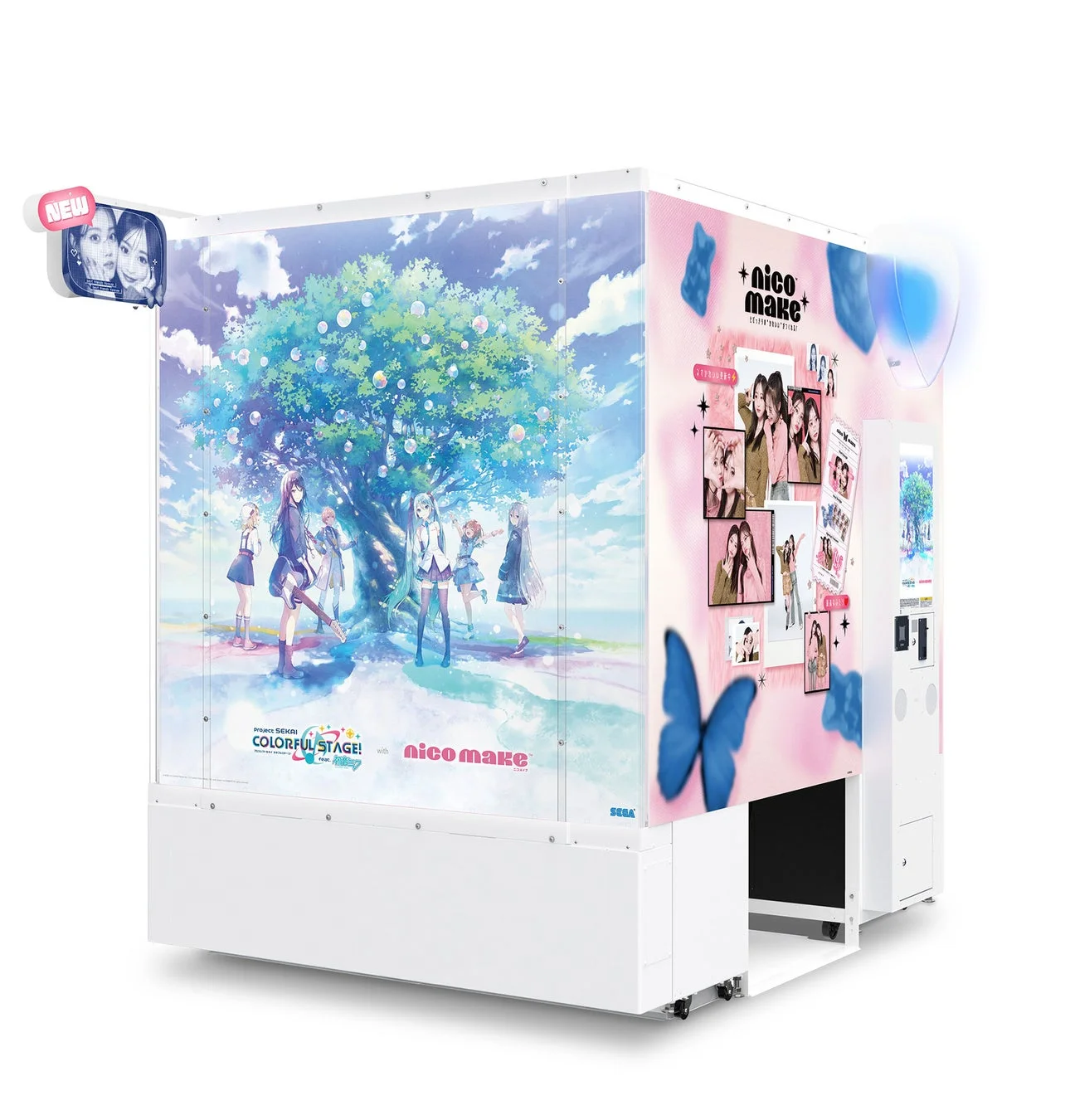 限定デザインのプリクラ機