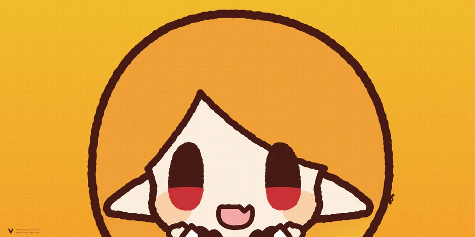 可愛らしいキャラクターイラスト