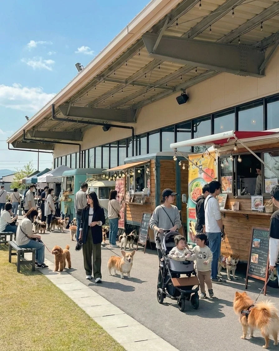屋外イベントとキッチンカー