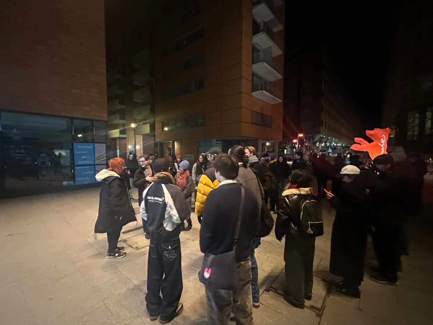 ベルリン国際映画祭の夜の様子