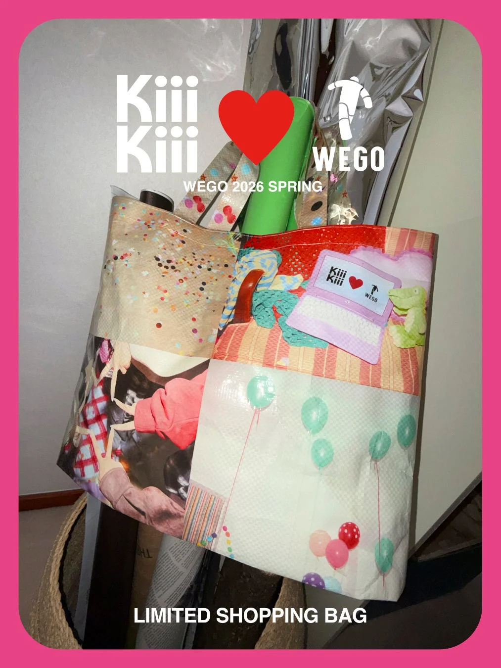 KiiiKiii WEGO 限定ショッピングバッグ