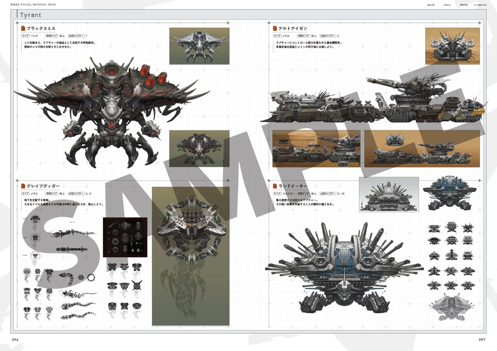 ボスキャラクター「Tyrant」の紹介