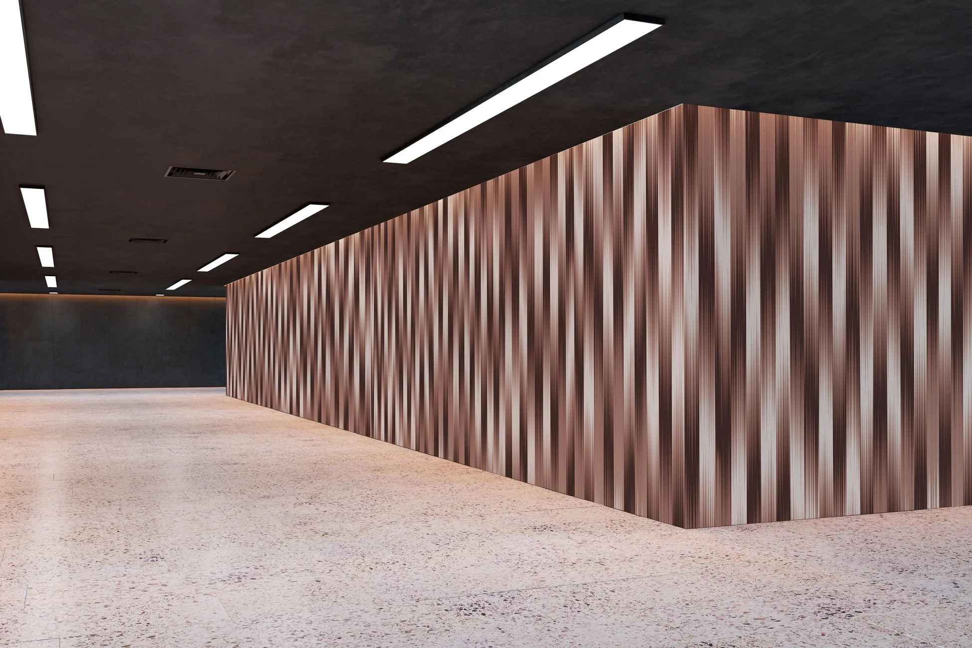 現代的なデザインの屋内空間