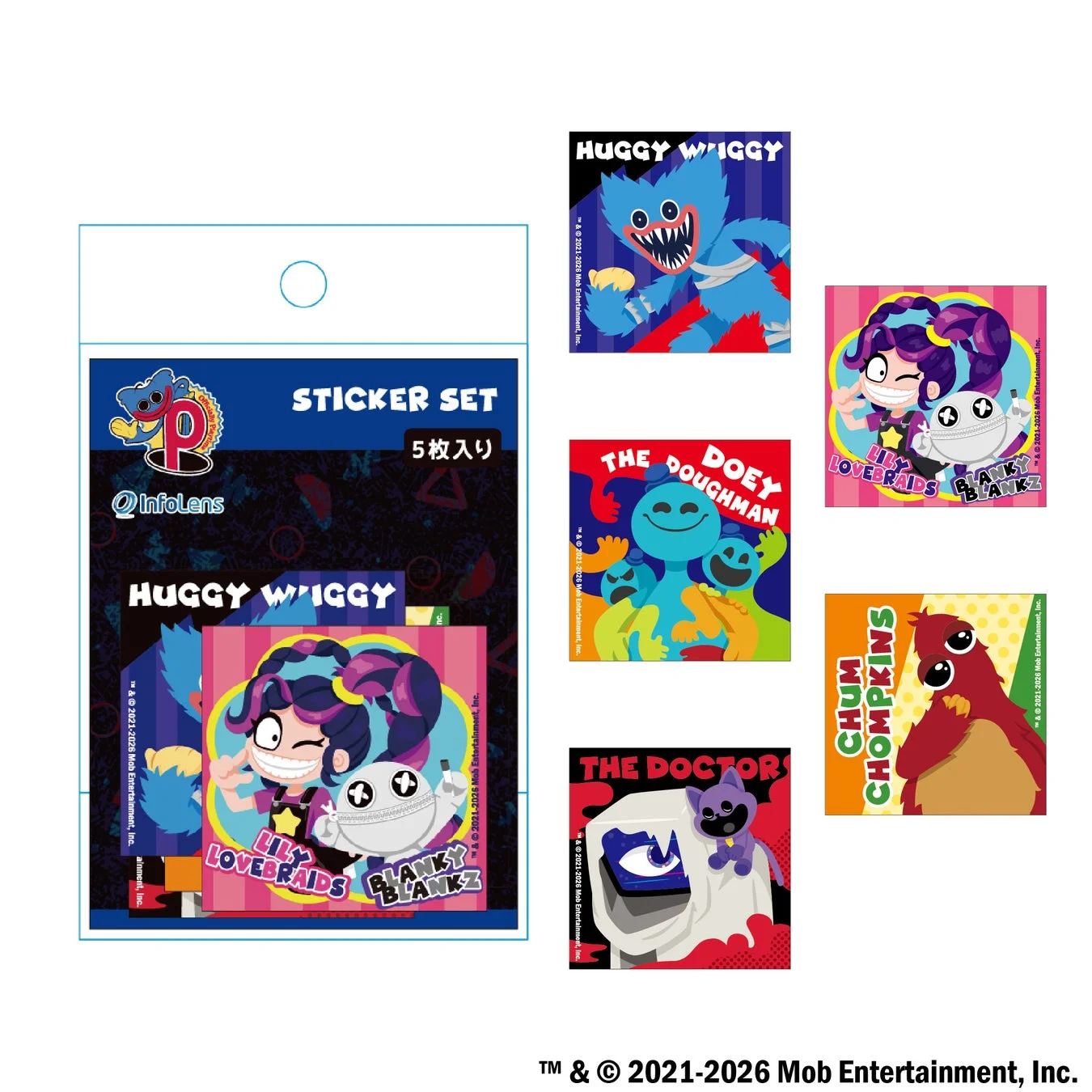 Poppy Playtime ダイカットステッカー（Chapter 5）