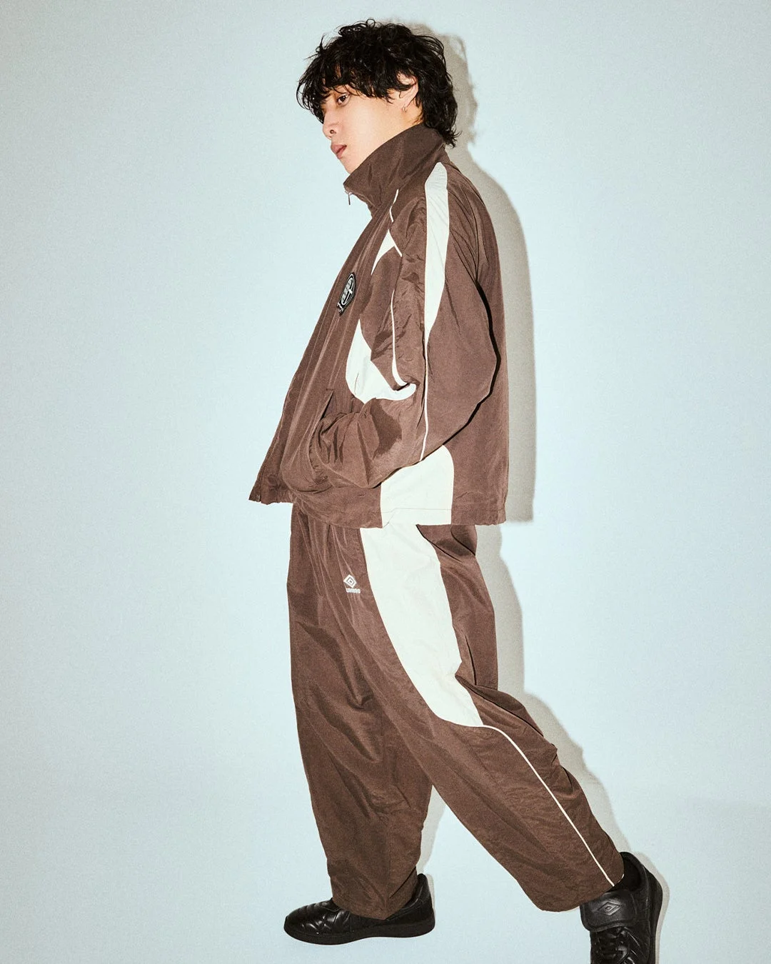 UMBRO × go!go!vanillas ナイロントラックパンツ