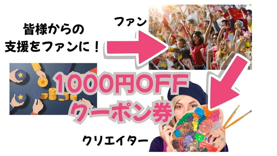 支援がファンへのギフトに
