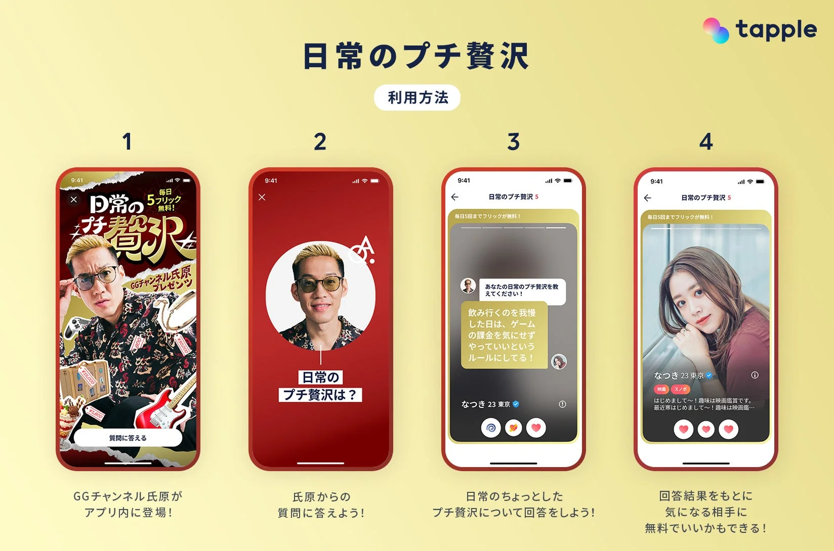 「日常のプチ贅沢」利用方法