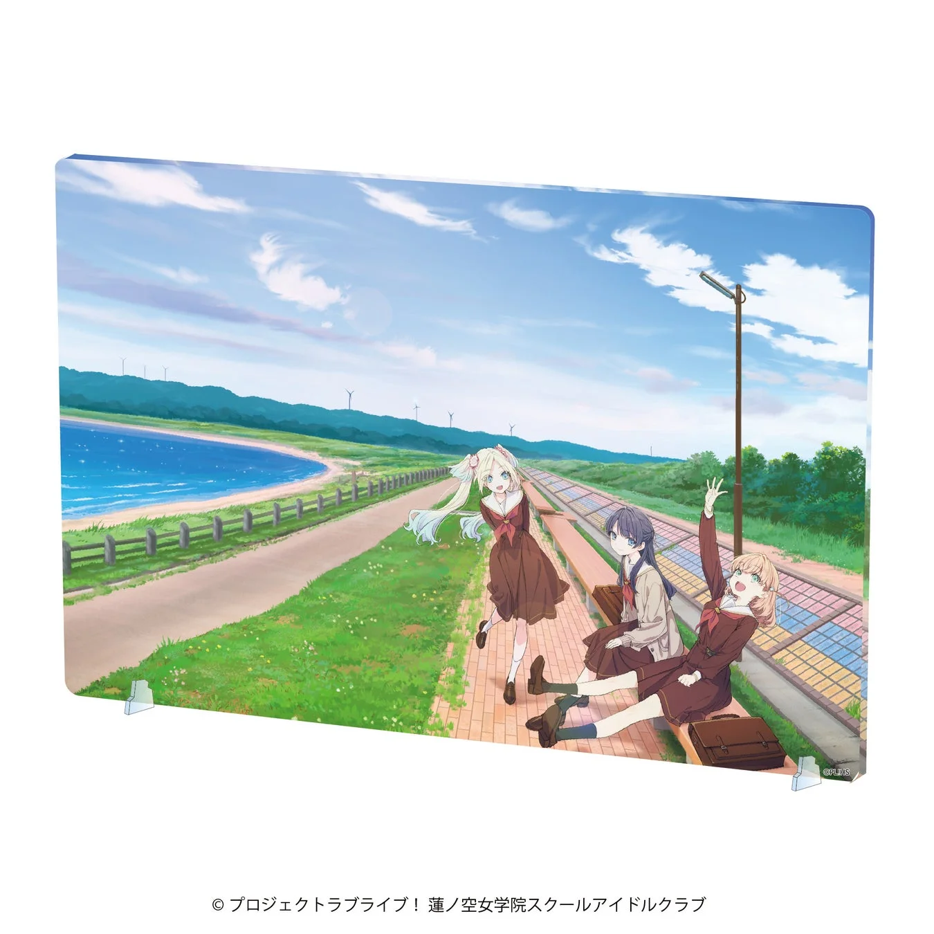 湖畔で青春を謳歌するスクールアイドルたち