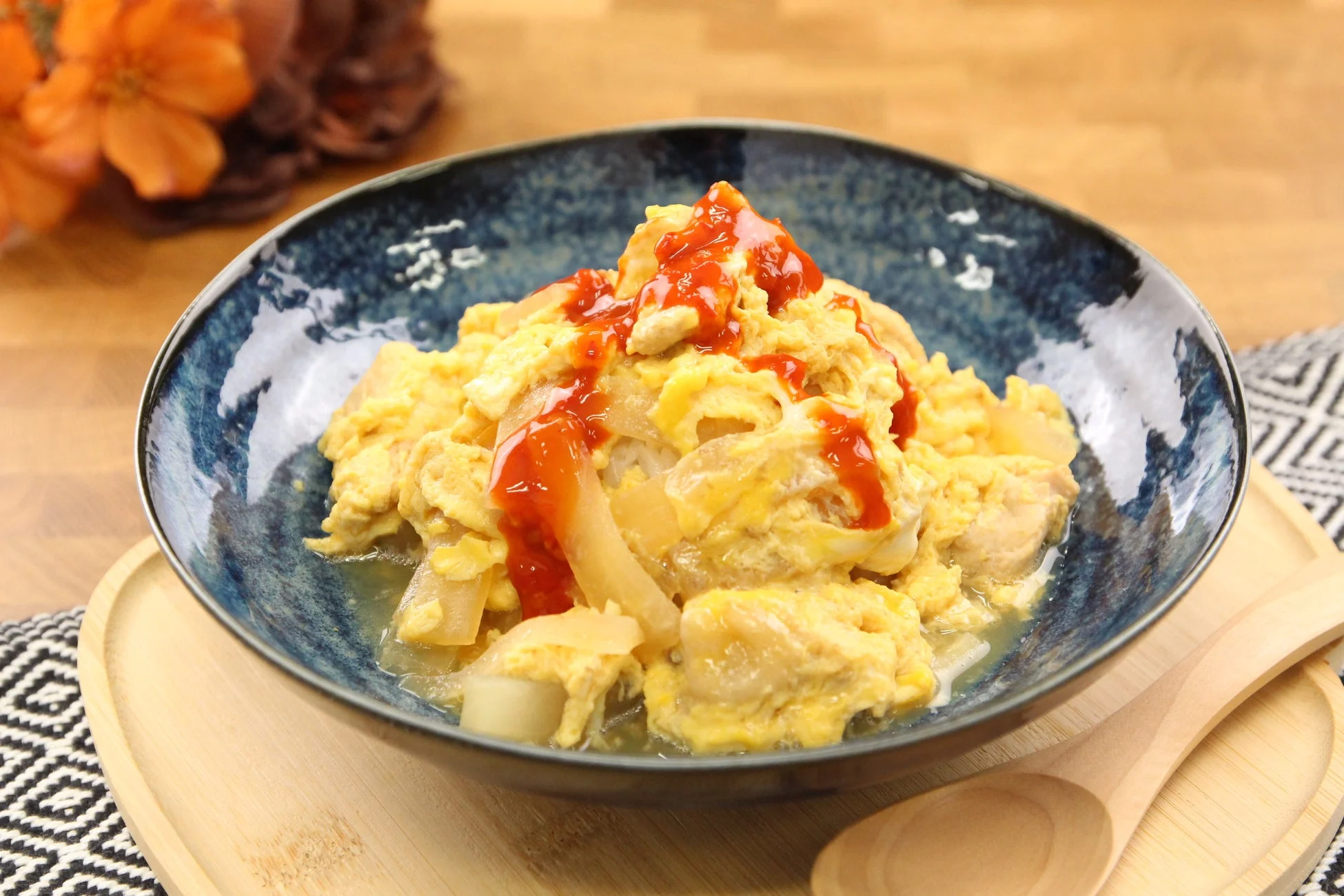 親子丼風の料理