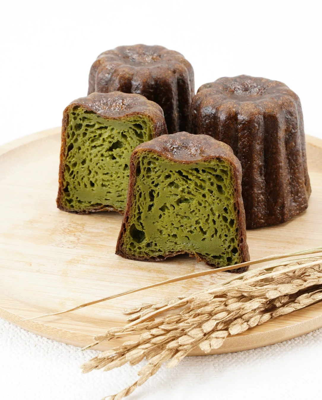 米粉の緑茶カヌレ