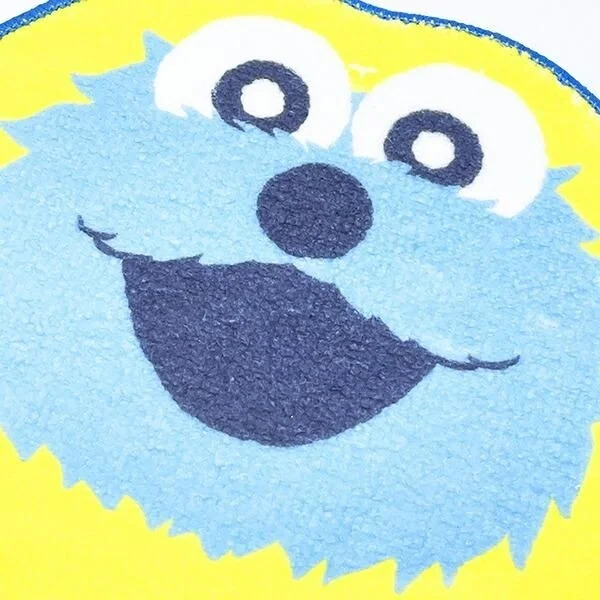 ダイカットタオルのパペットスンスンの顔アップ