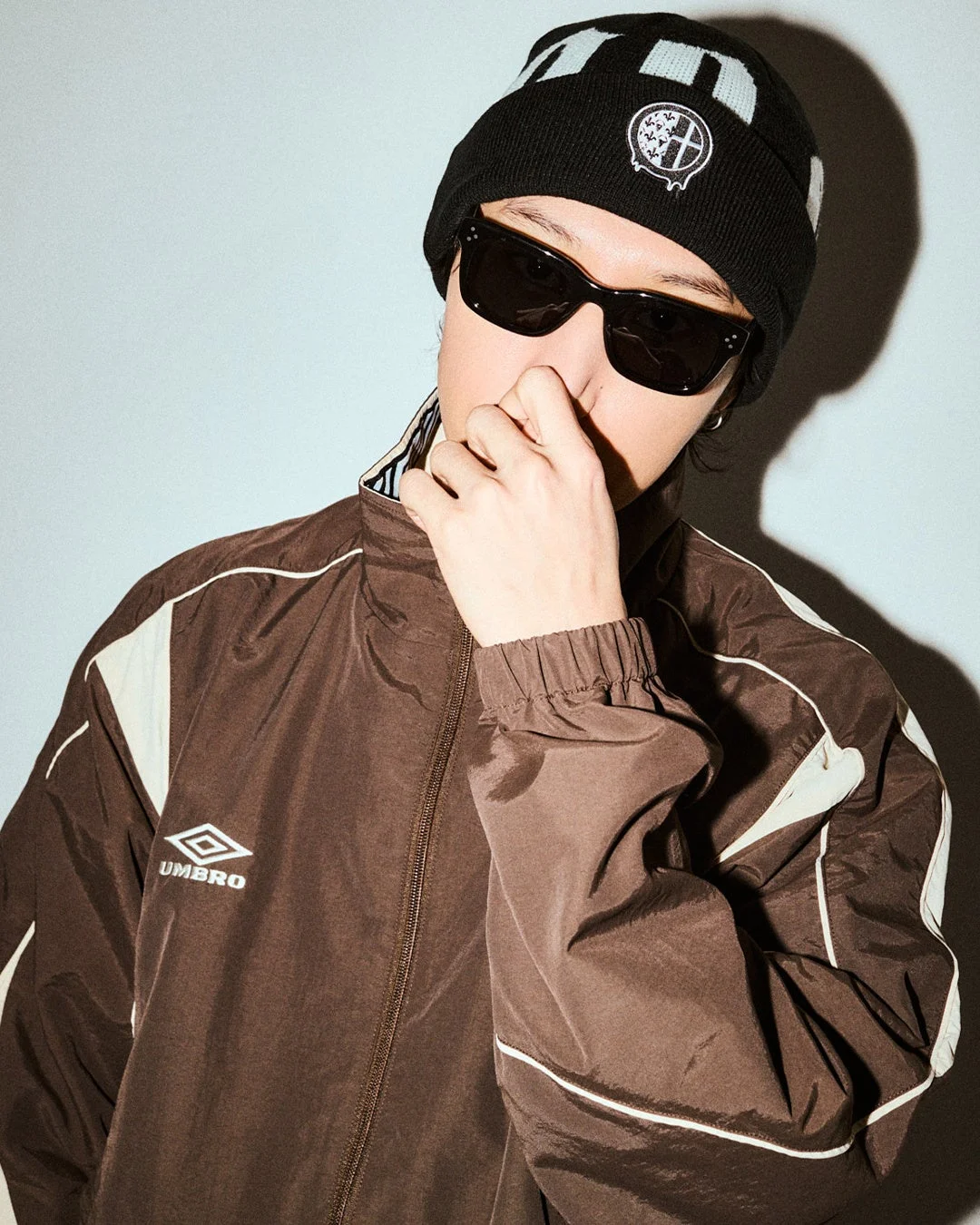 UMBRO × go!go!vanillas ロゴ ビーニー