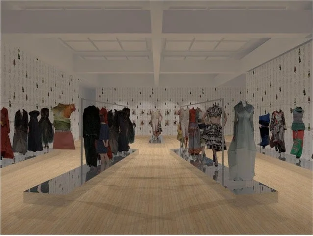 展示風景イメージ（ファッション作品）