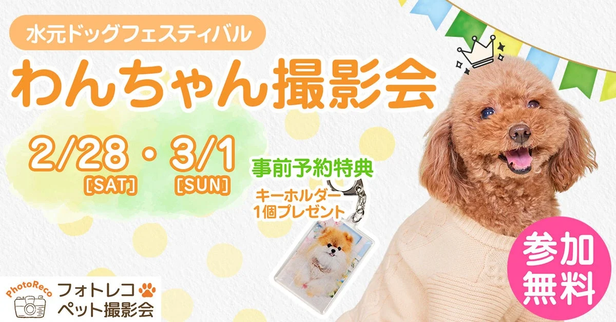 フォトレコペット撮影会