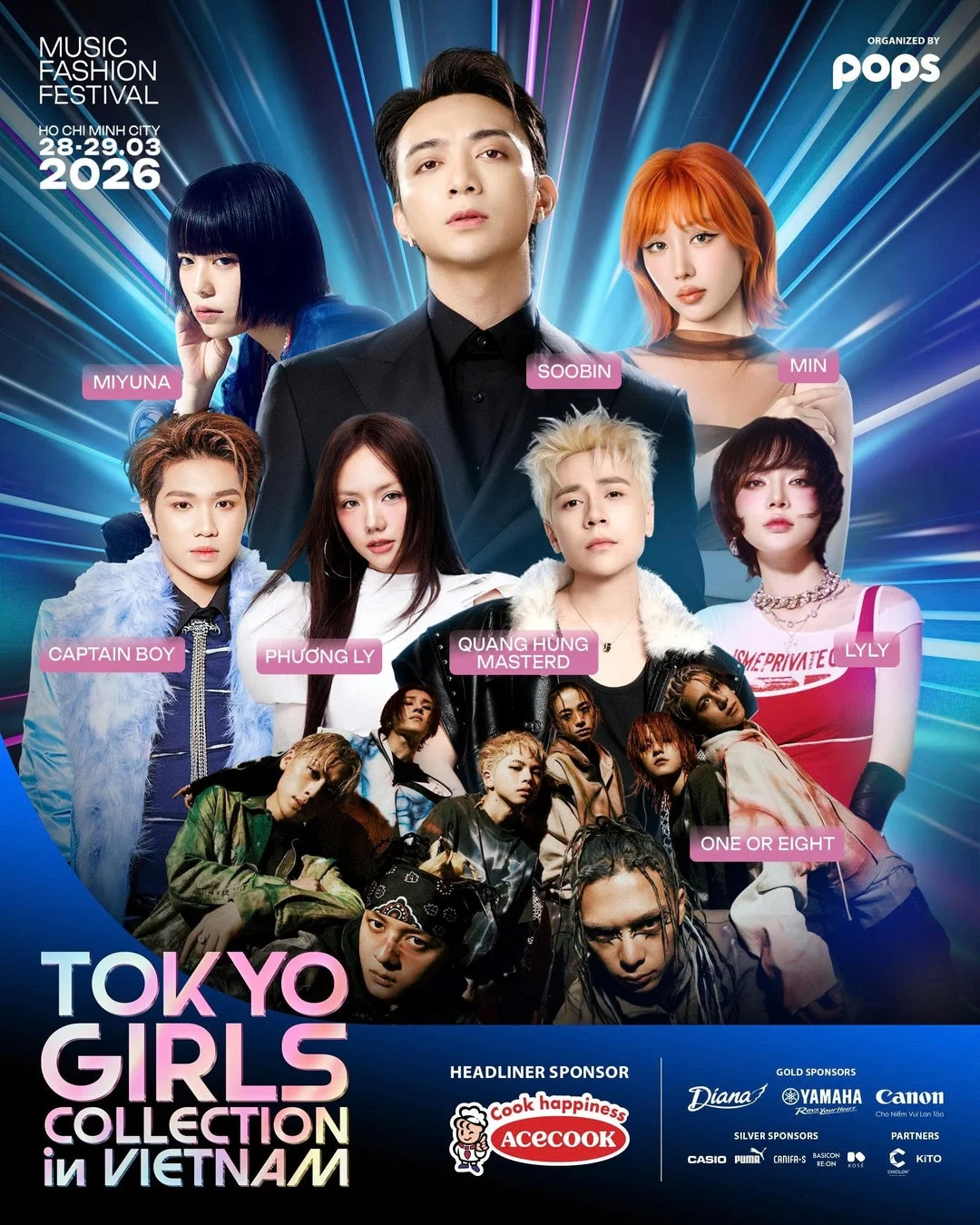 TOKYO GIRLS COLLECTION in VIETNAM 2026 イベントポスター