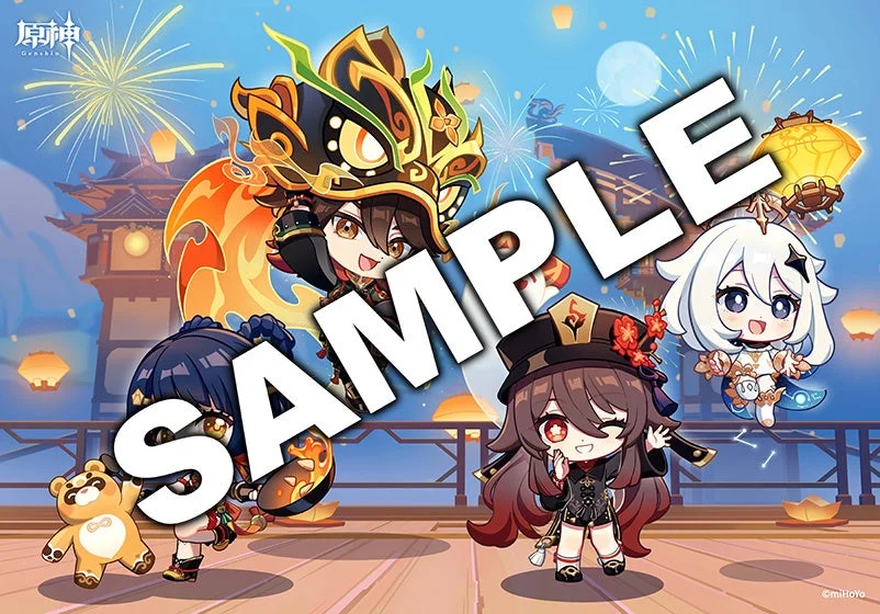 原神 コラボ描きおろしキービジュアル ブロマイド・ポスター