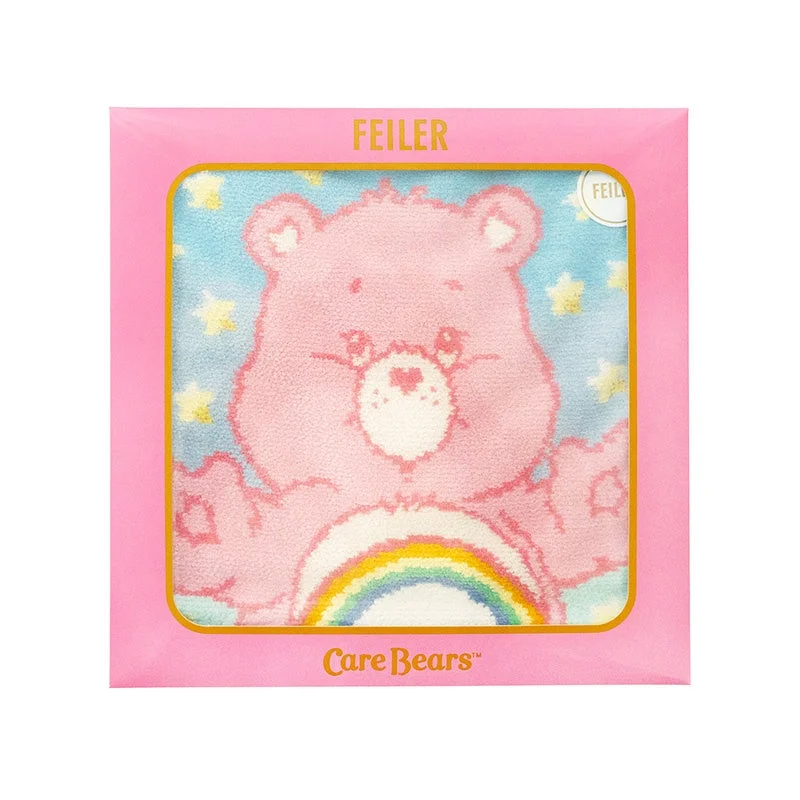 ケアベアとフェイラーのコラボレーションハンカチ