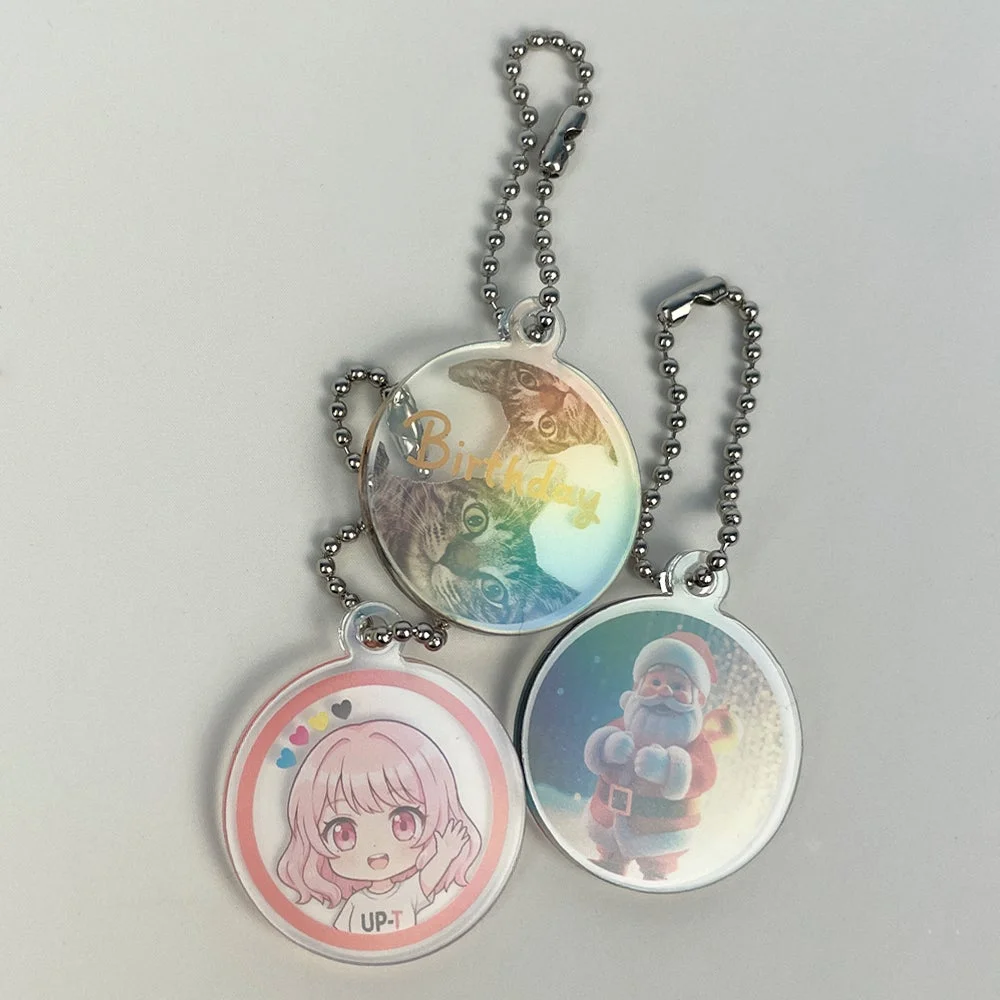 ホログラムアクリルキーホルダー