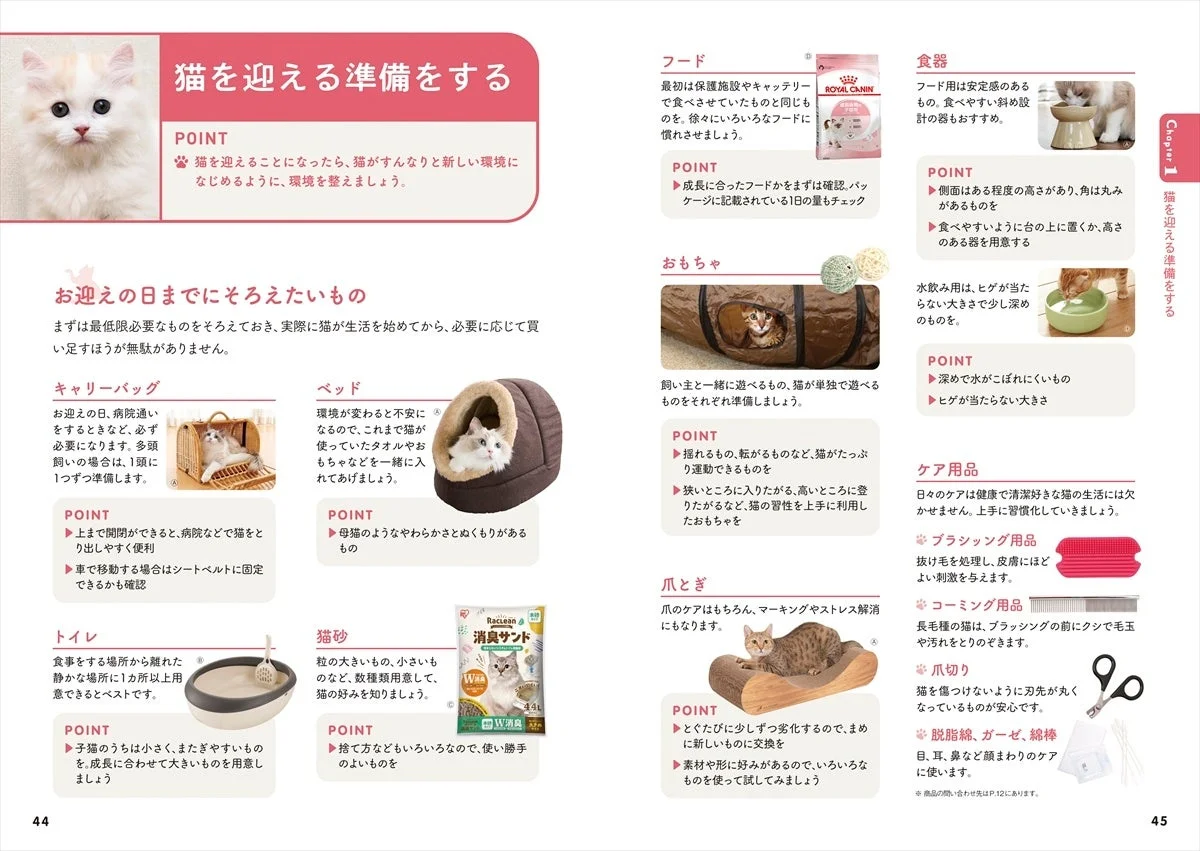 猫を迎える準備