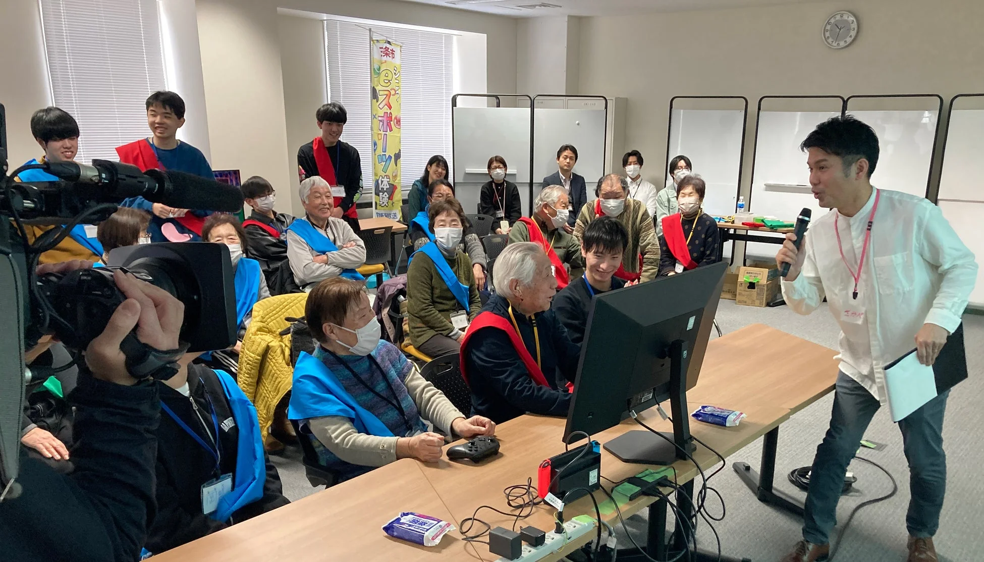 eスポーツ体験会の様子