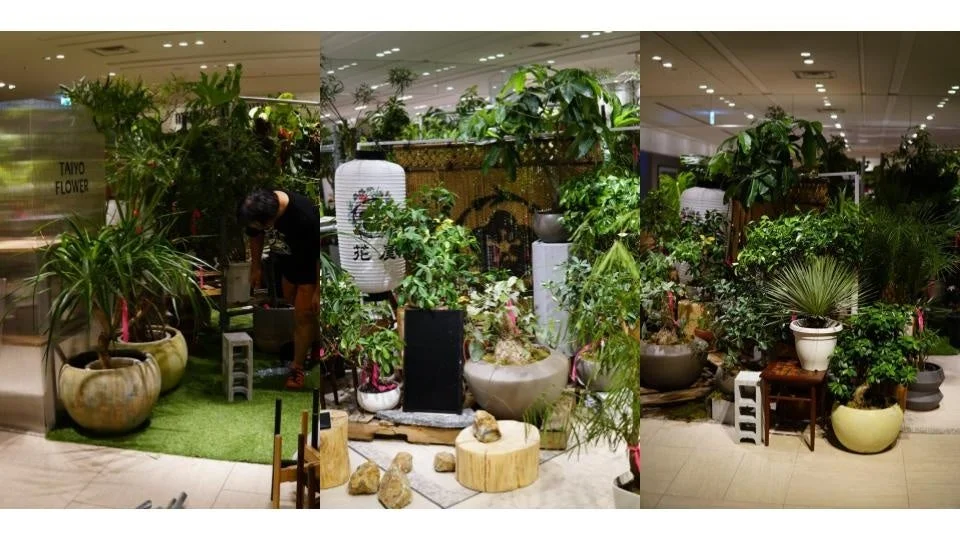 TAIYO FLOWER POPUP STOREの様子