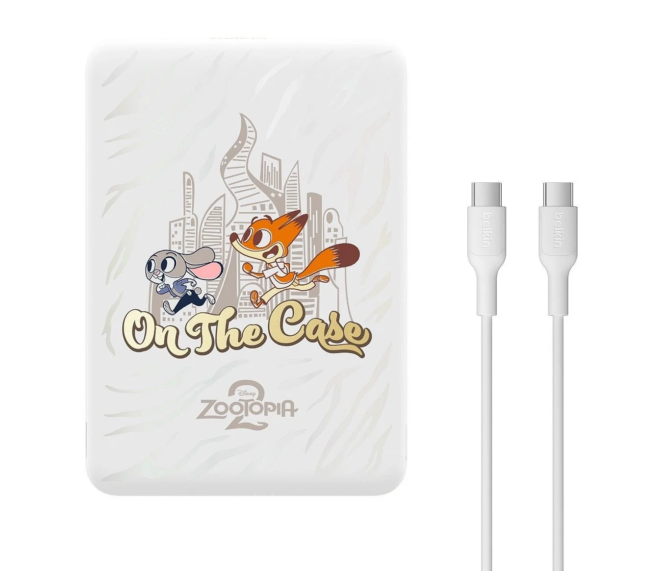 ワイヤレスモバイルバッテリー 5000 mAh ズートピア