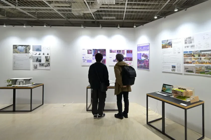 昨年の卒業・修了制作展の様子 デザイン学科 空間プロダクトデザイン領域