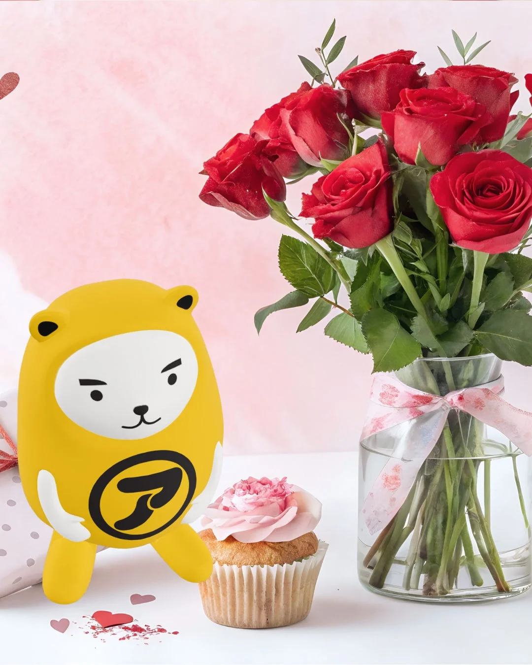 バレンタインの小物とべあ~君