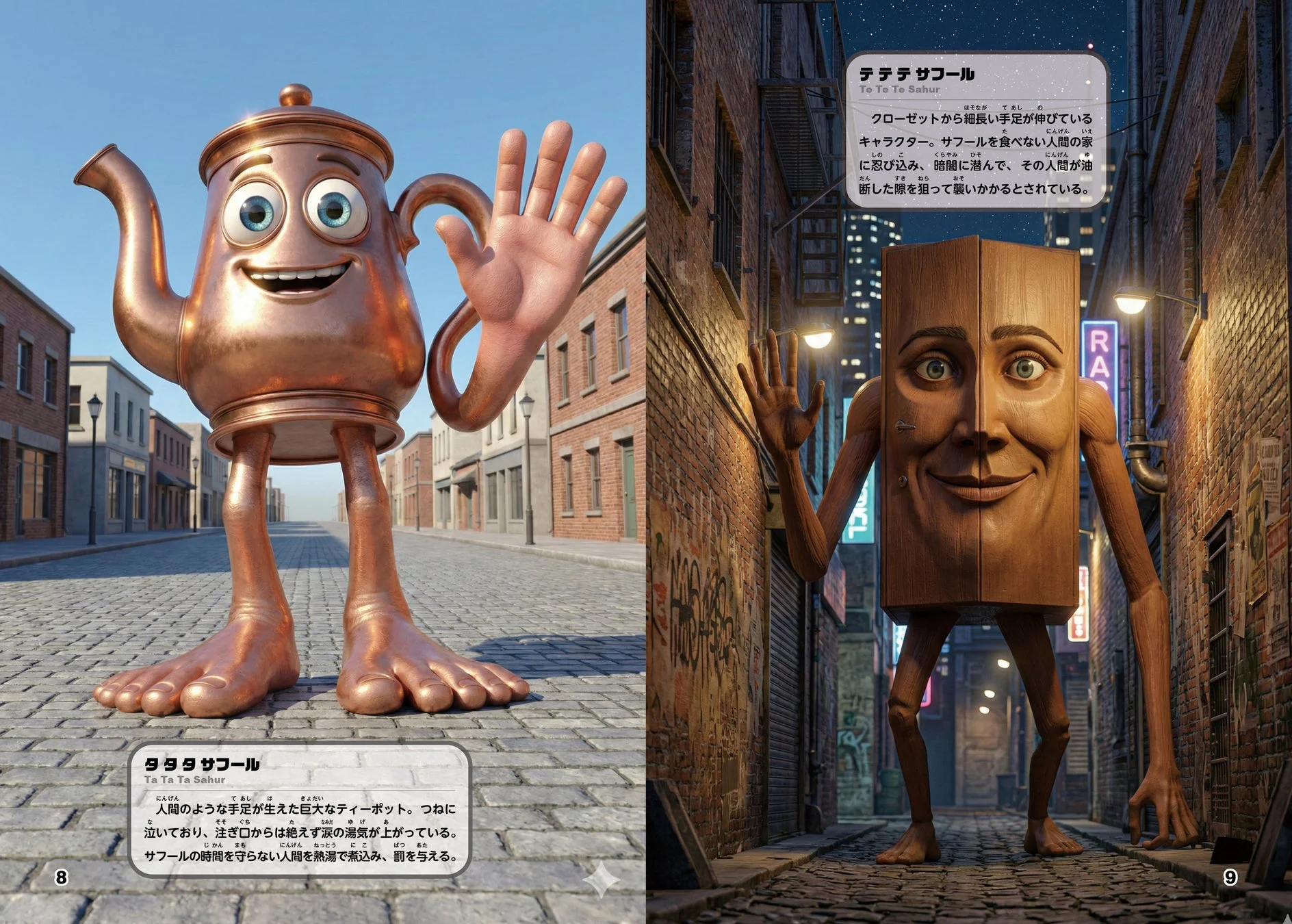 『イタリアンブレインロット図鑑』ページサンプル2