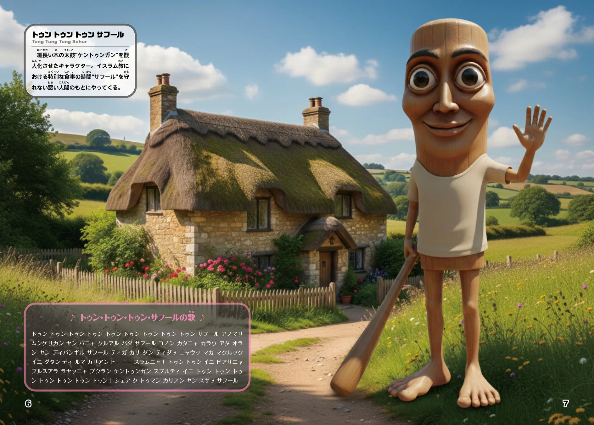 『イタリアンブレインロット図鑑』ページサンプル1