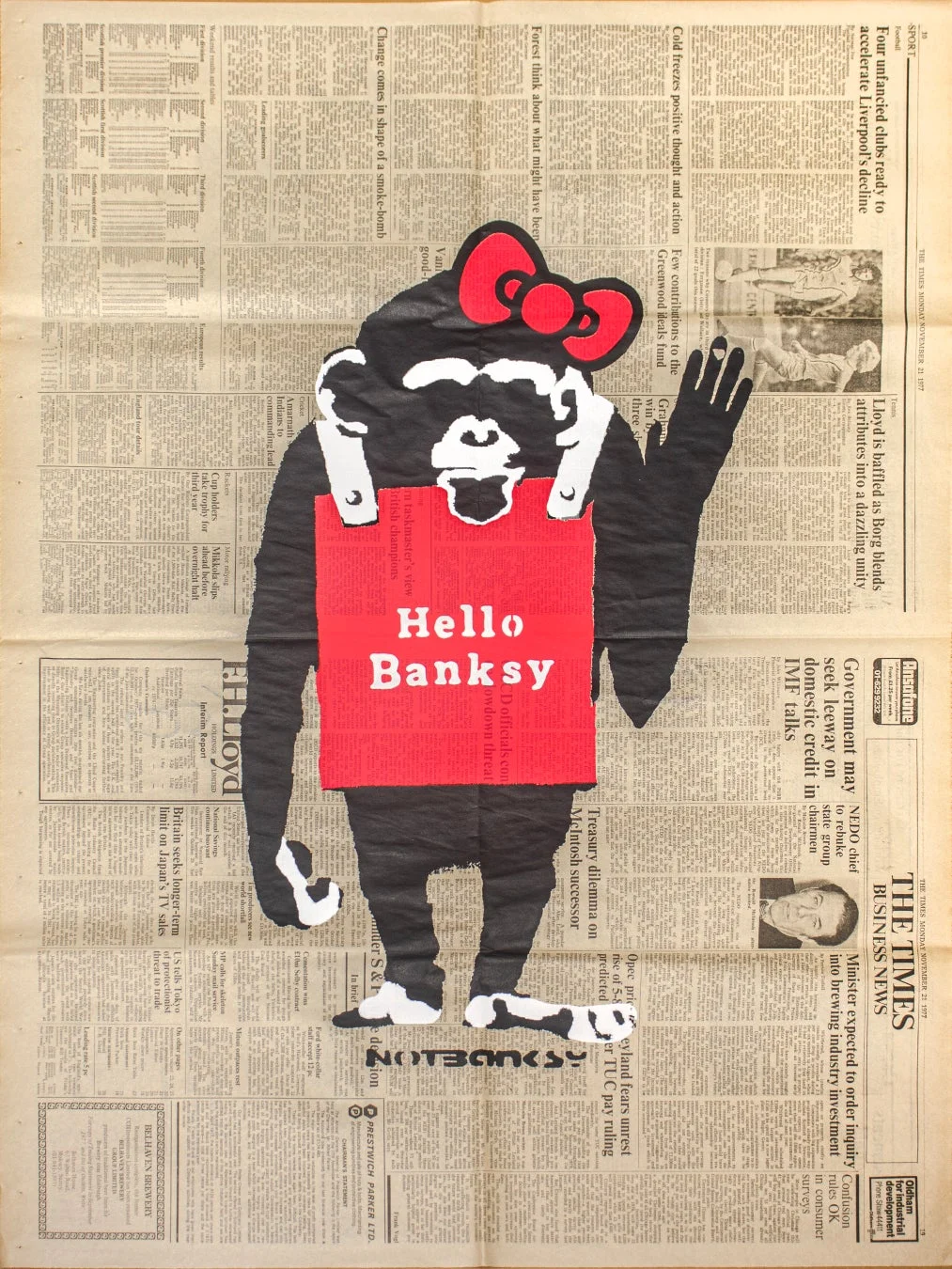 NOT BANKSY 「Hello Banksy」