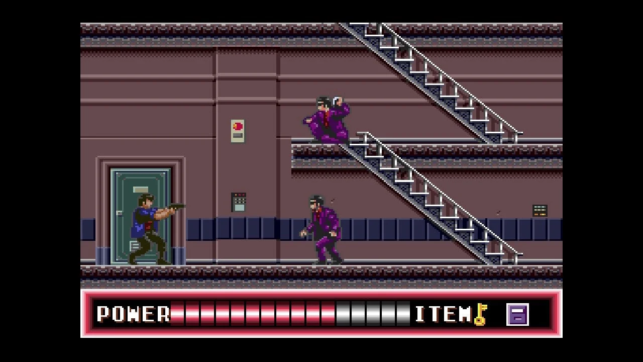 アクションゲームプレイ画面