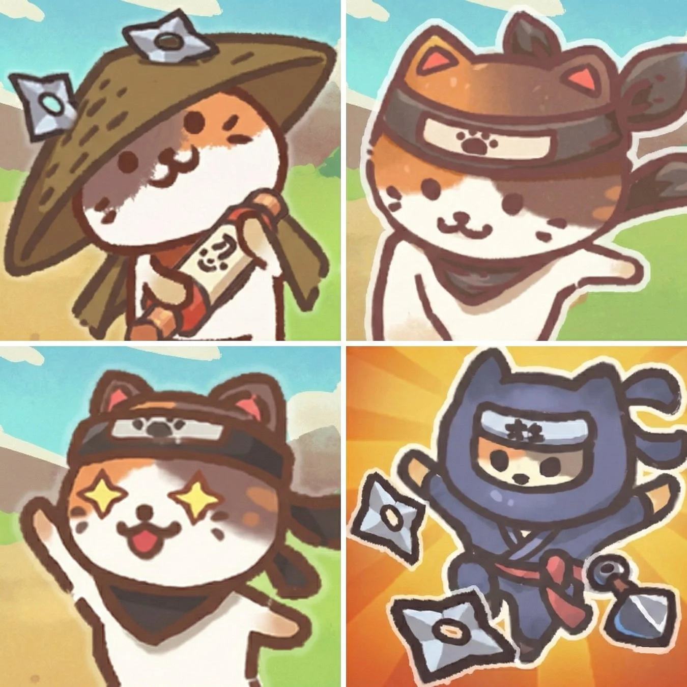 猫忍者キャラクター