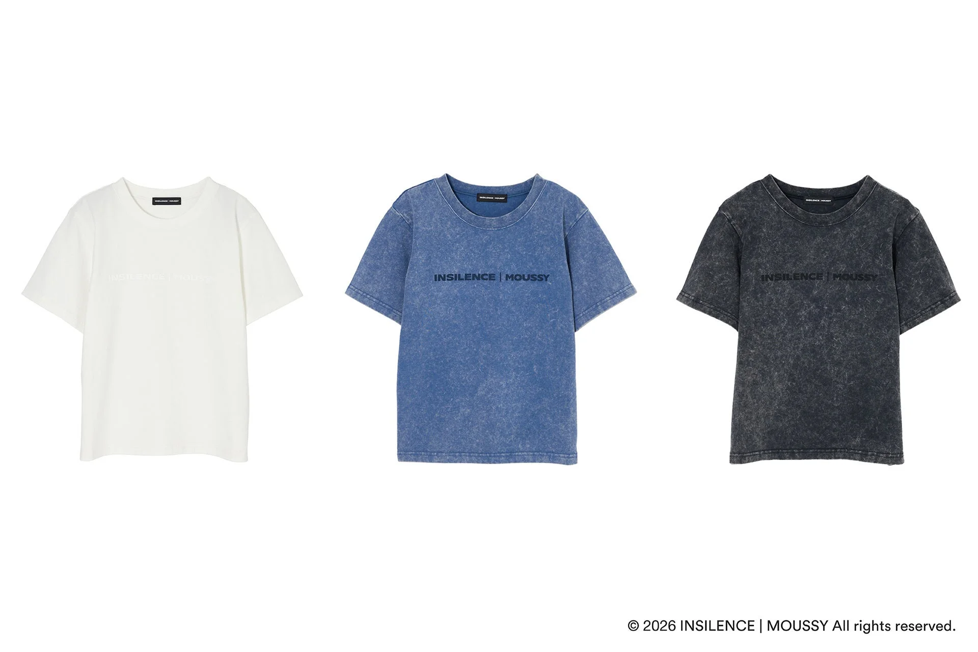 INSILENCE MOUSSY LOGO TEE