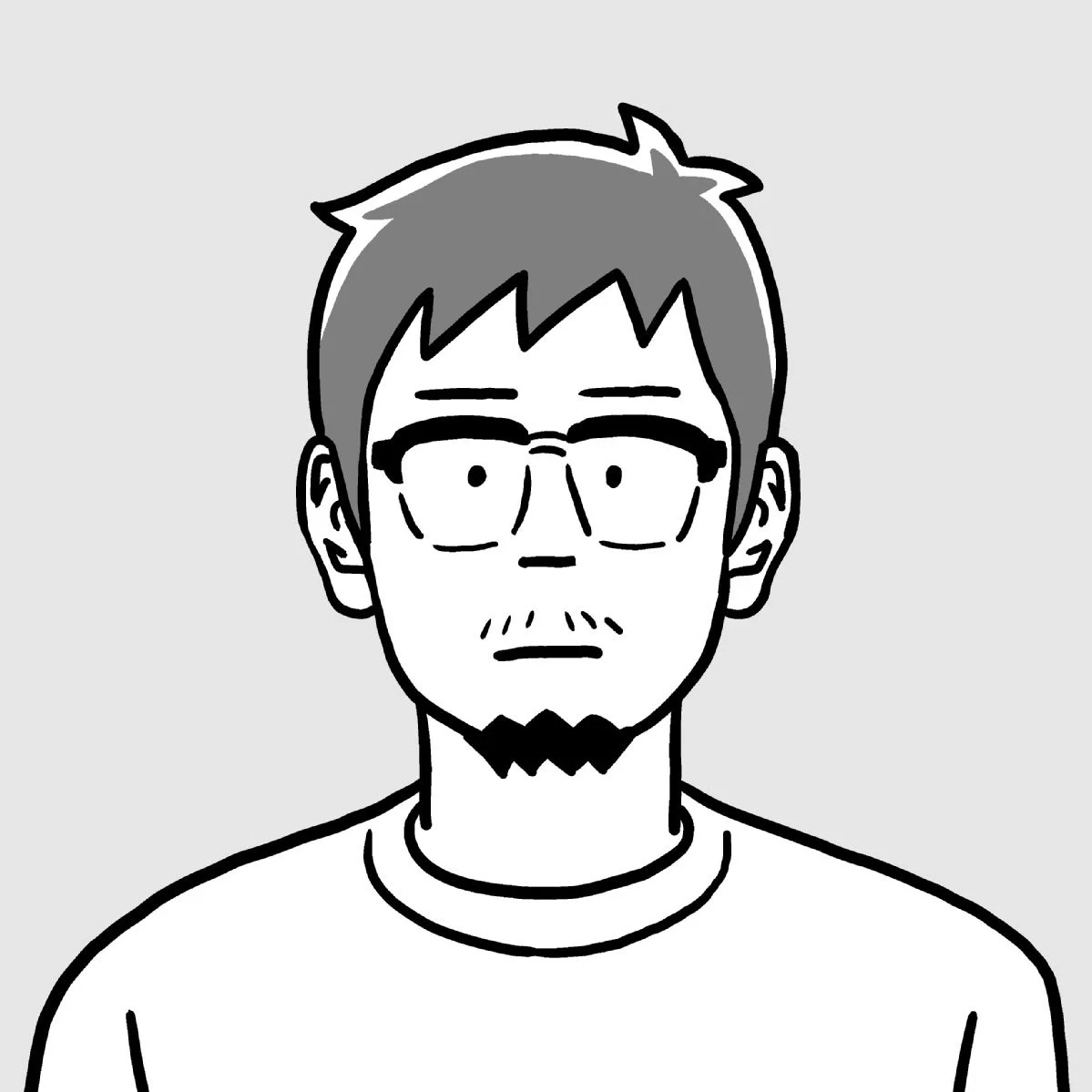 西アズナブル氏のイラスト