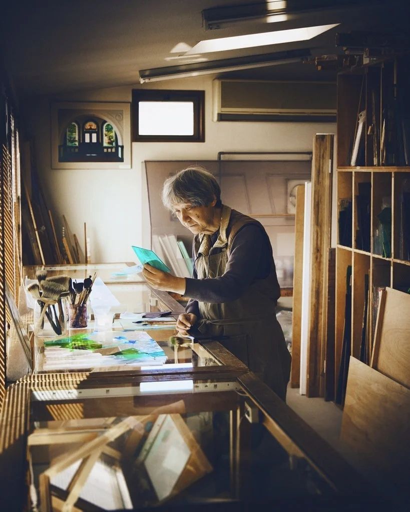 ステンドグラス職人