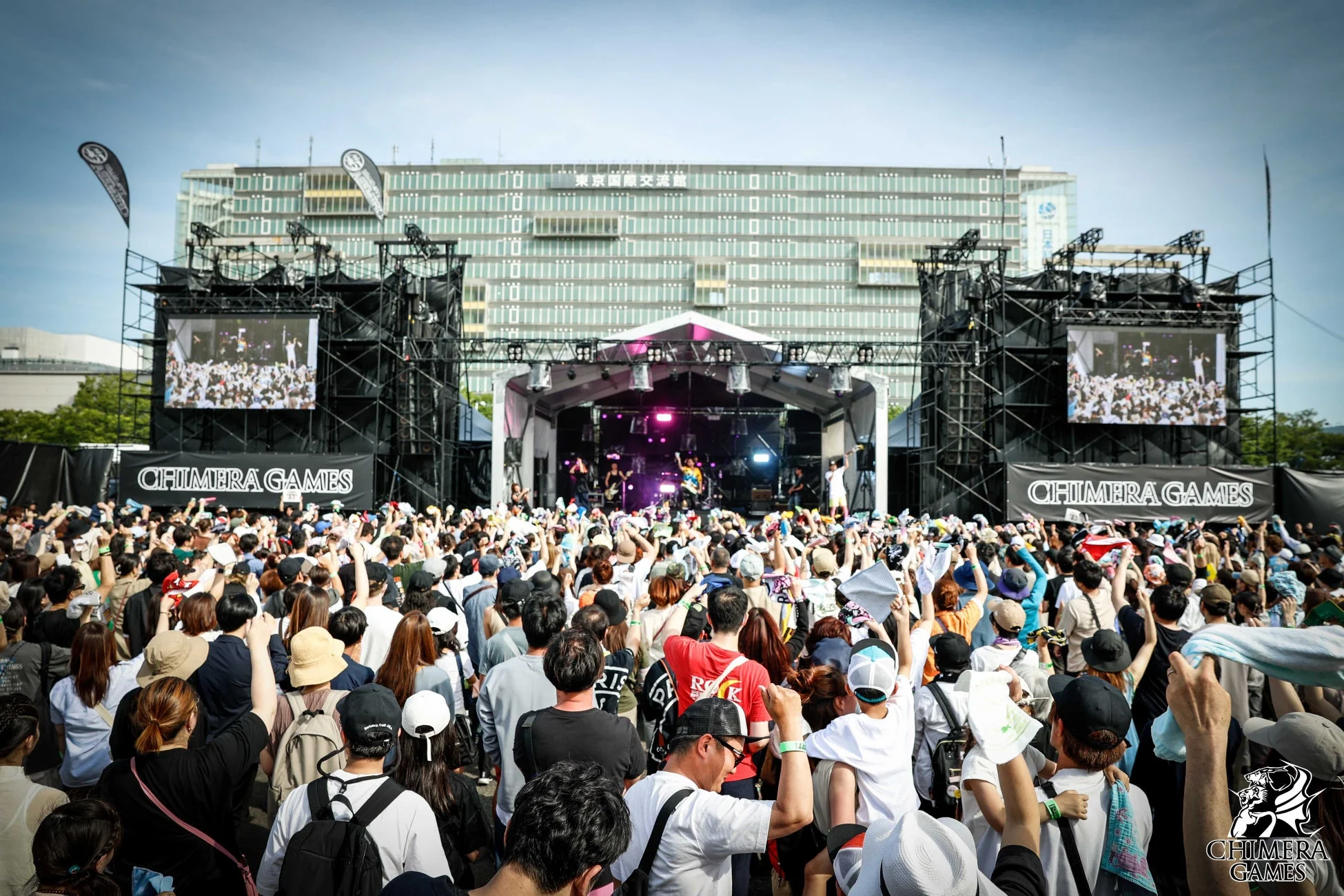 CHIMERA GAMES ライブ風景