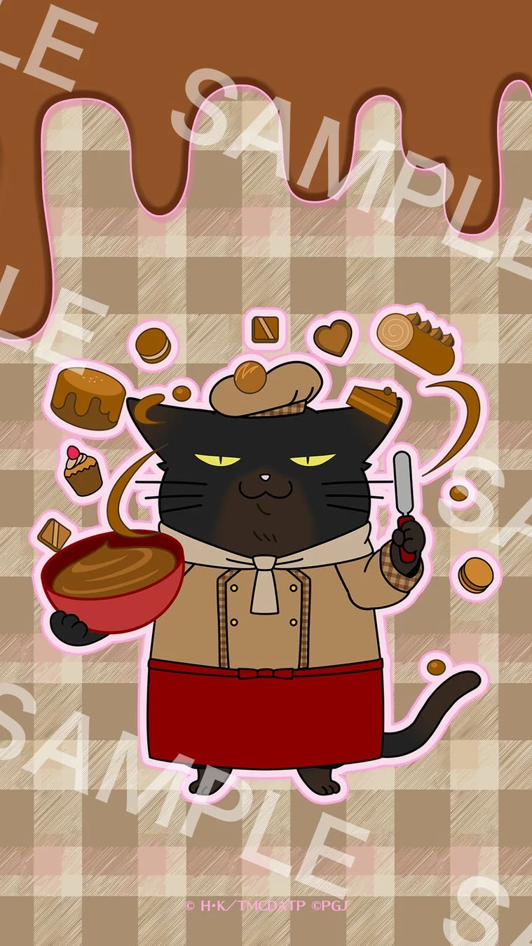 チョコレートを作る諭吉